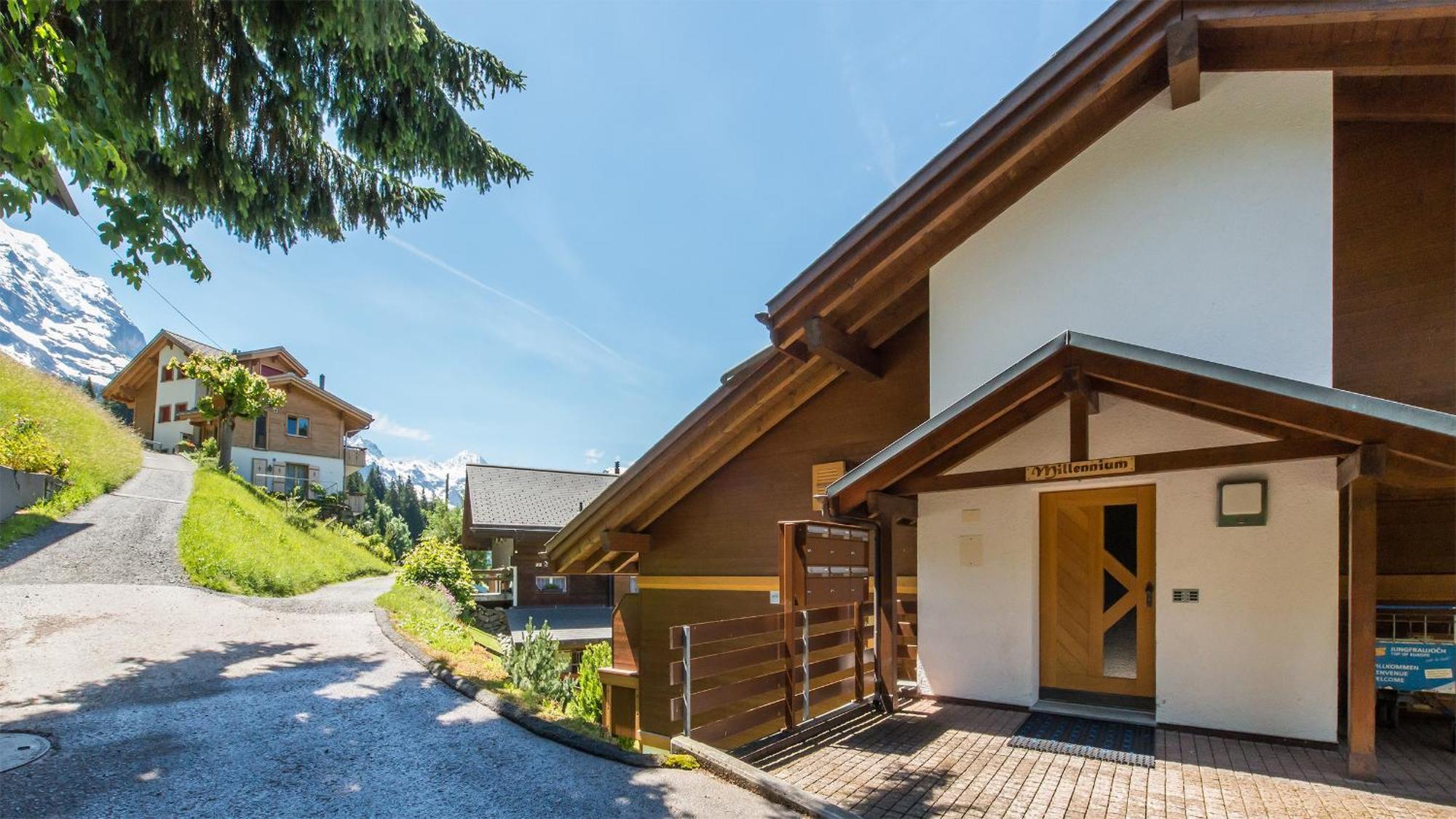 Chalet Millennium Apartment Wengen Exterior foto